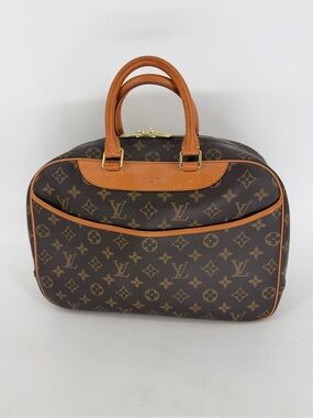 Louis Vuitton Monogram Canvas Deauville Satchel Bag